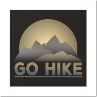 Go Hike Posters and Art